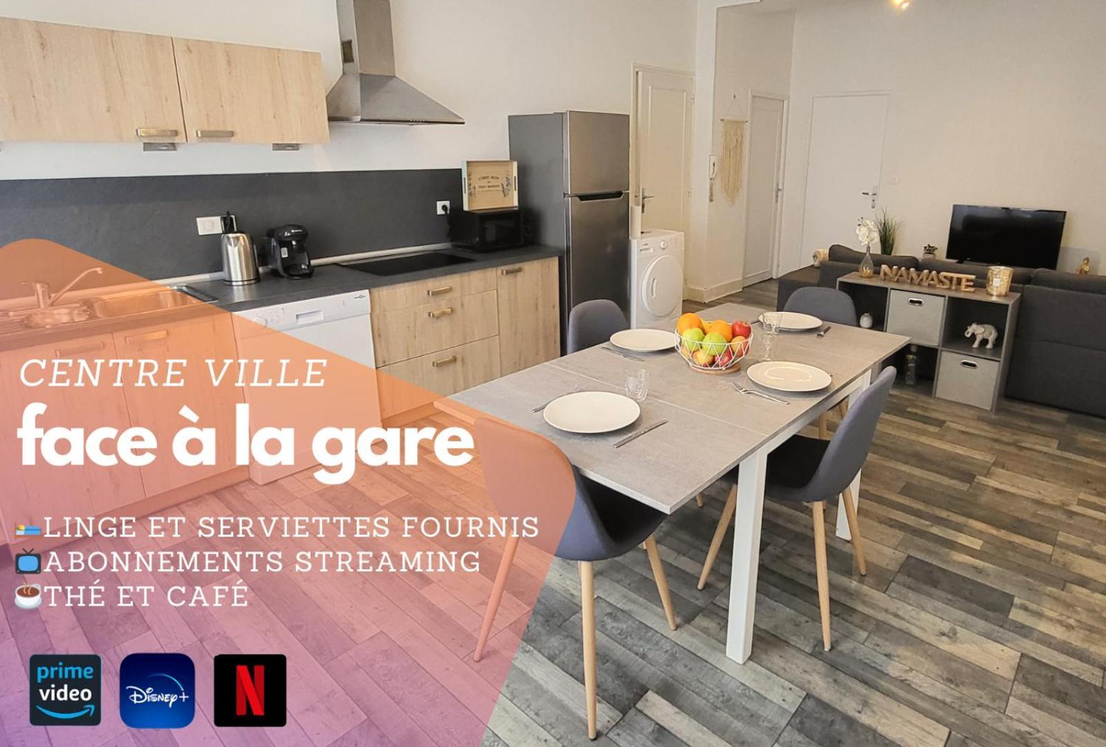 Logement Spacieux - Face A La Gare Et Centre-Ville Épinal Kültér fotó